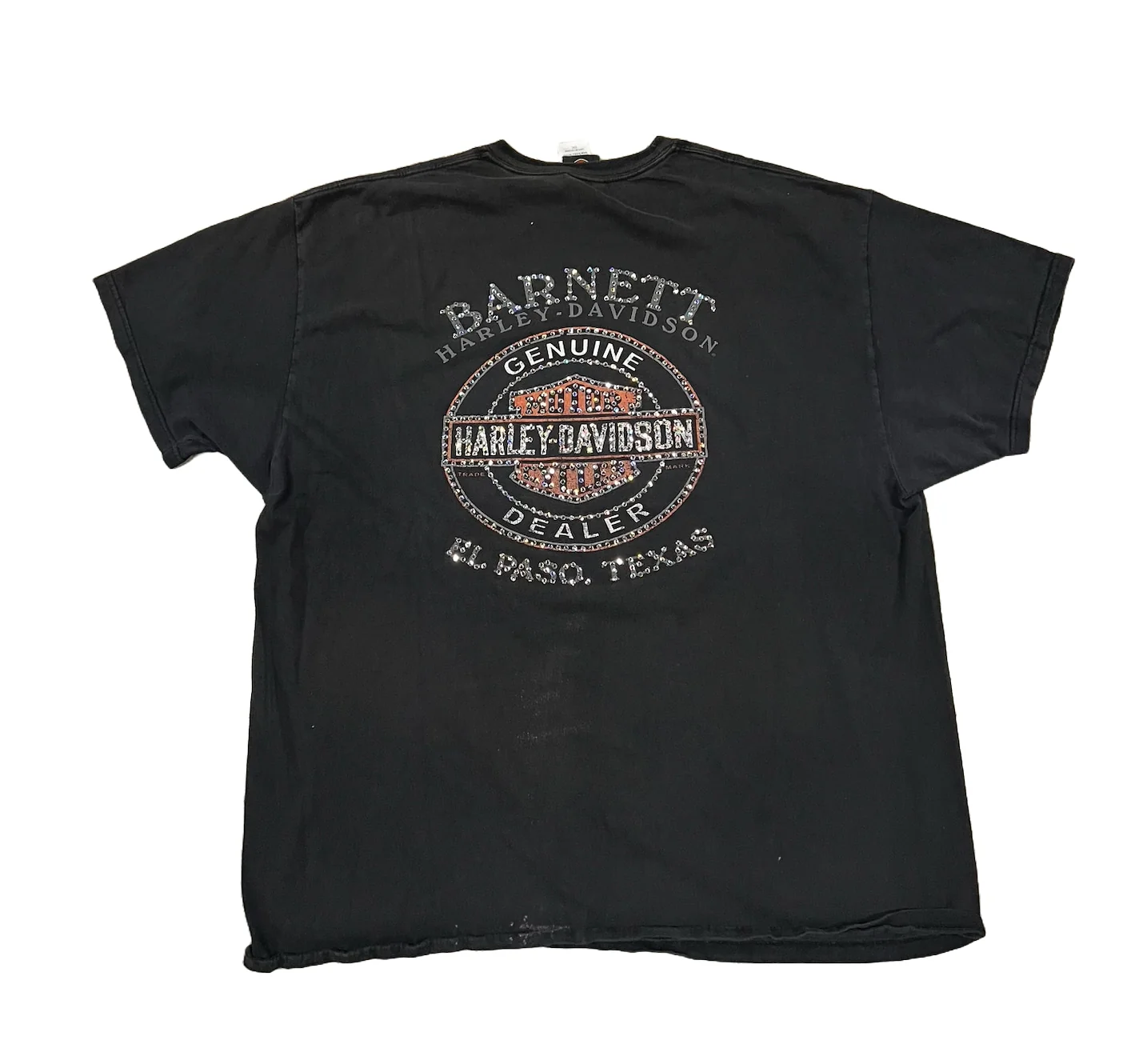 Harley Davidson 'Barnett' Studded Vintage Tee - Image 2