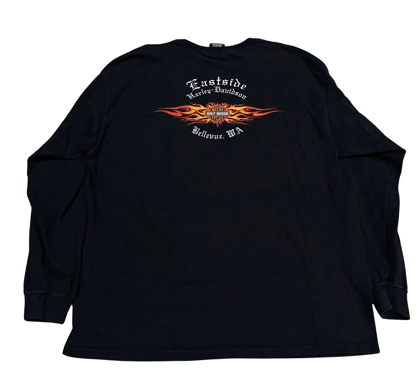 Harley Davidson 'Bellevue, WA' Vintage Dice Longsleeve - Image 2