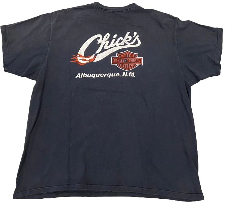Harley Davidson 'Chick's' Vintage Tee - Image 2