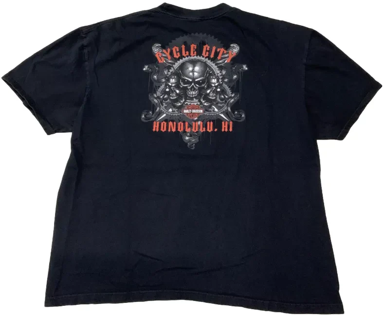 Harley Davidson 'Cycle City' Vintage Tee - Image 2