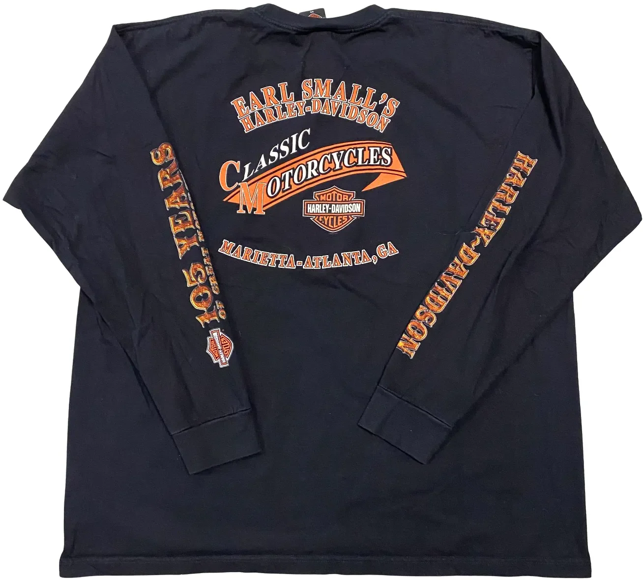 Harley Davidson 'Earl Small's' Vintage Longsleeve - Image 2