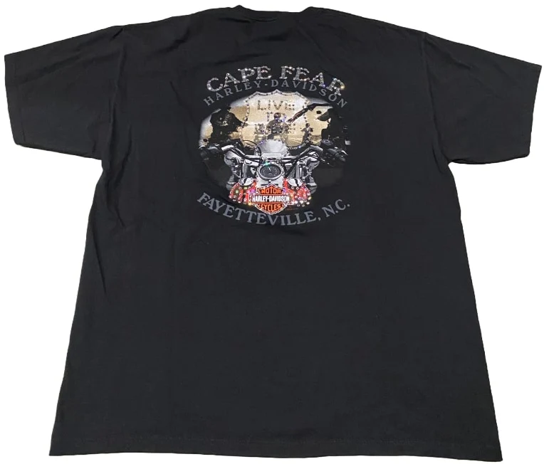 Harley Davidson 'I Got Mine At...' Rhinestone Vintage Tee - Image 2