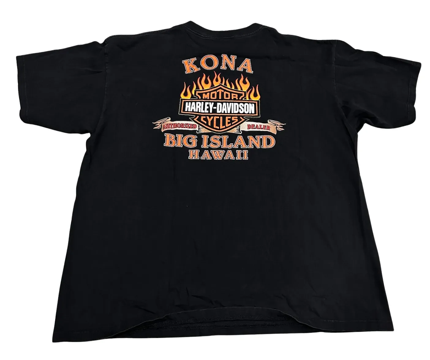 Harley Davidson 'Kona' Black Vintage Tee - Image 2