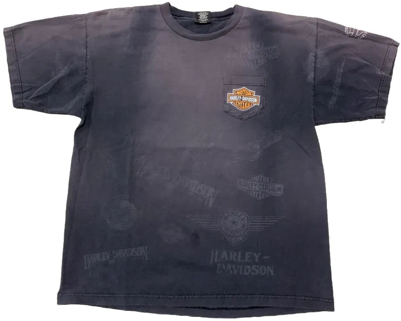 Harley Davidson 'Live To Die' Stitch Vintage Tee - Image 2