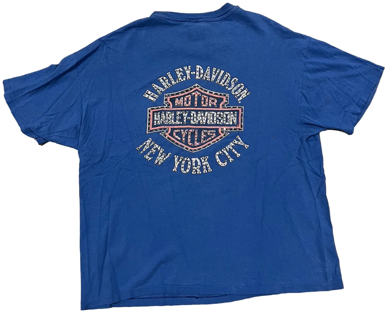 Harley Davidson 'New York' Rhinestone Vintage Tee - Image 2