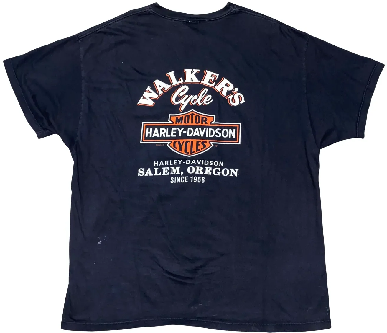 Harley Davidson 'Out Of The Fire' Vintage Tee - Image 2