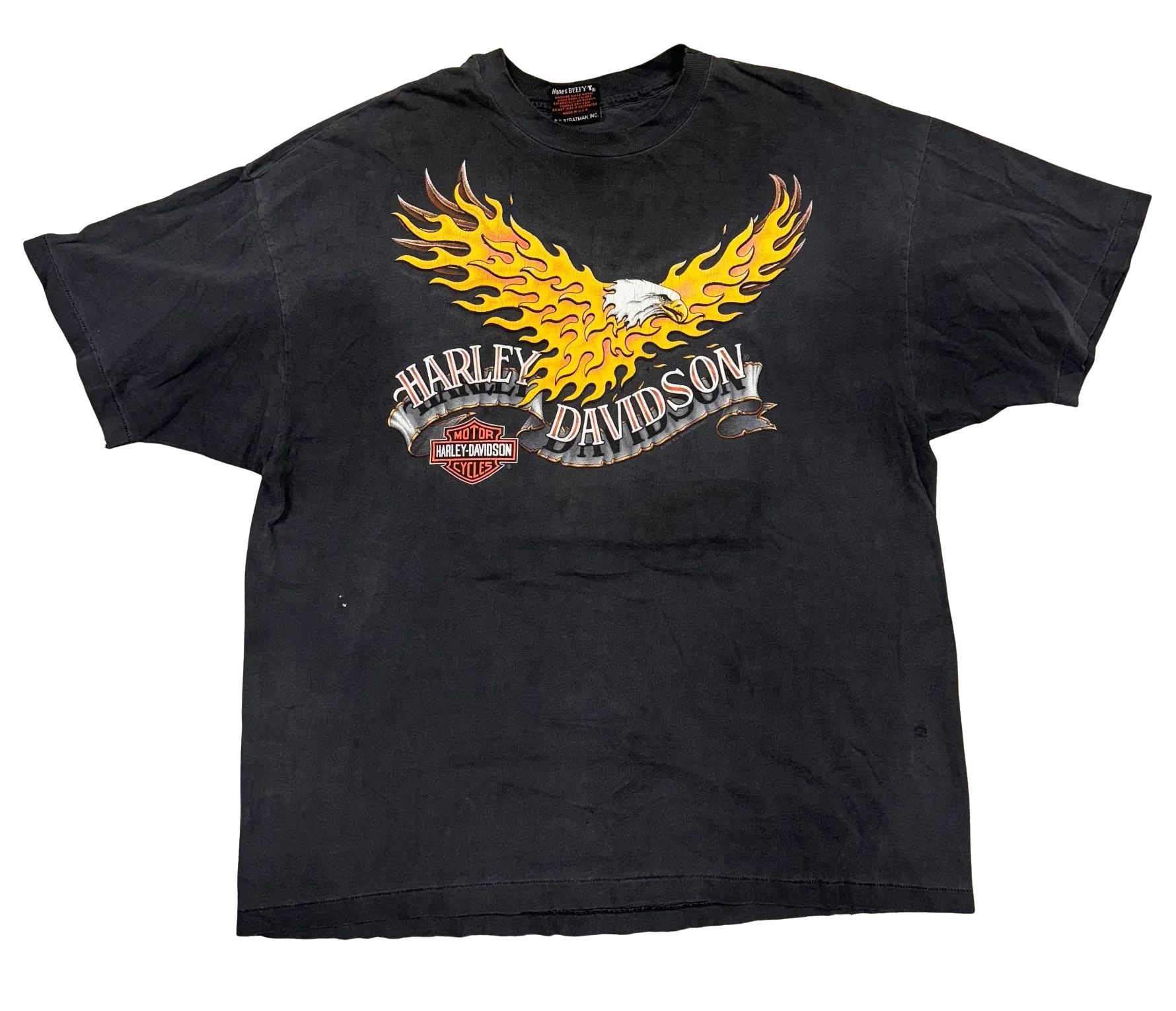 Harley Davidson 'Pikes Peak' Black Vintage Tee