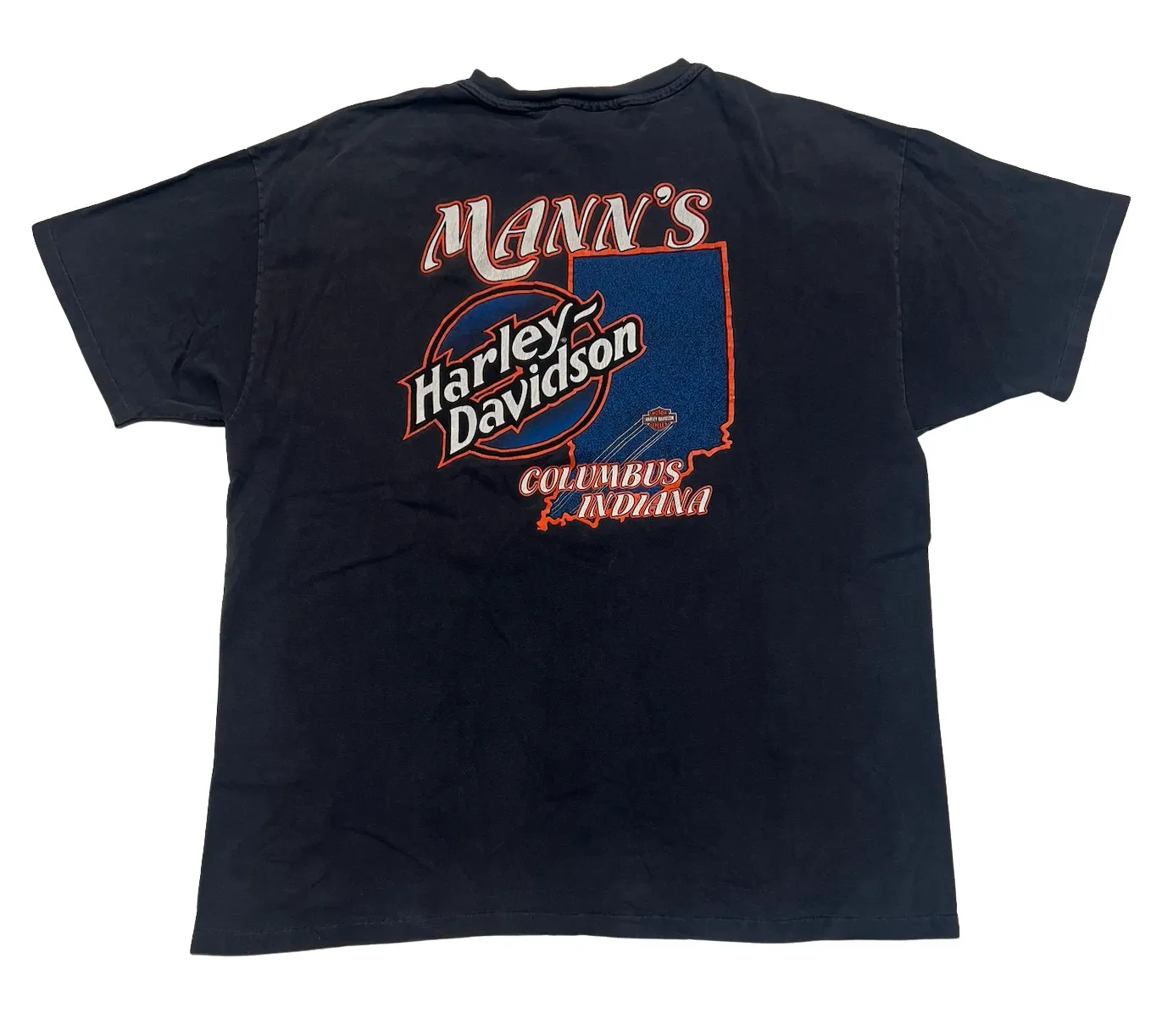 Harley Davidson 'Pumping Iron' Vintage Tee - Image 2