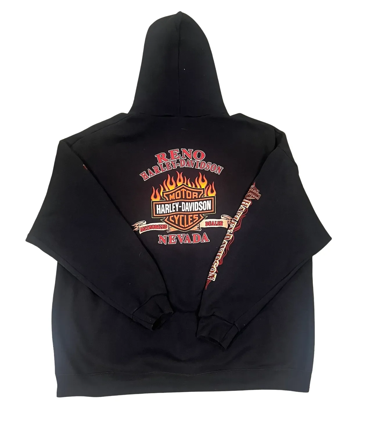 Harley Davidson 'Reno, Nevada' Zip-Up Hoodie - Image 2