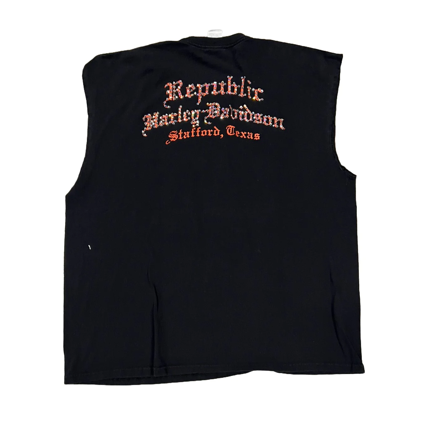 Harley Davidson 'Republic' Studded Vintage Cutoff - Image 2