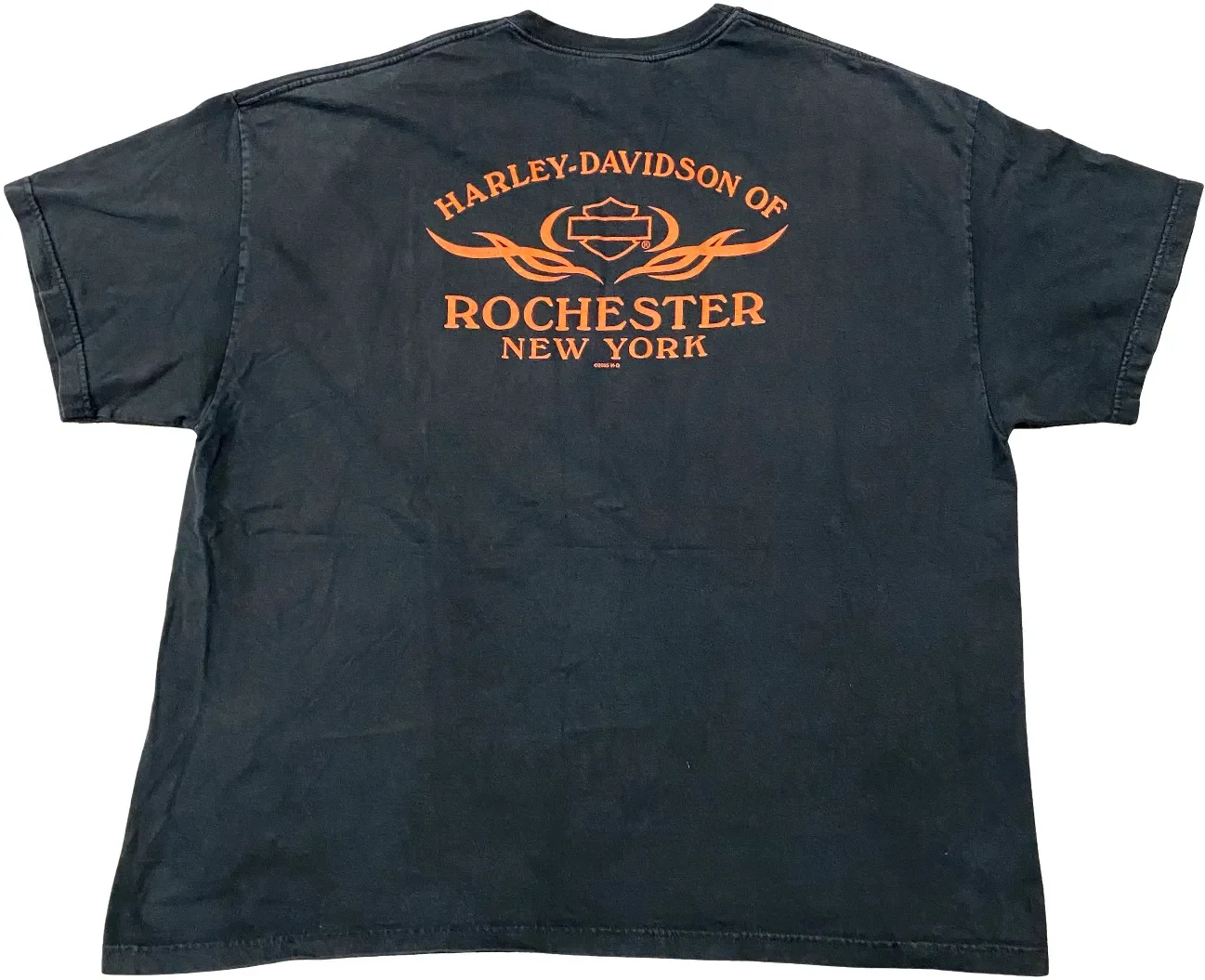 Harley Davidson 'Rochester, NY' Vintage Pocket Tee - Image 2