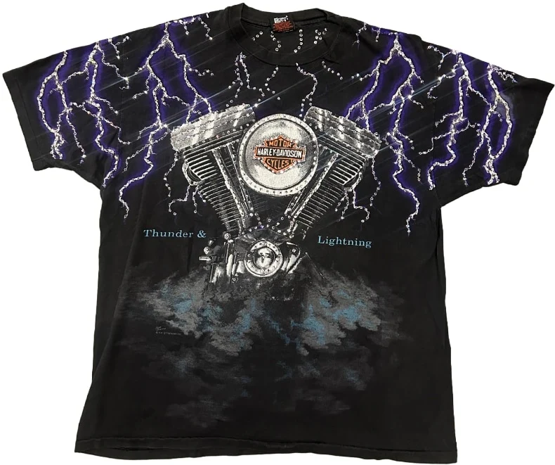 Harley Davidson 'Rossiter's' Rhinestone Vintage Tee