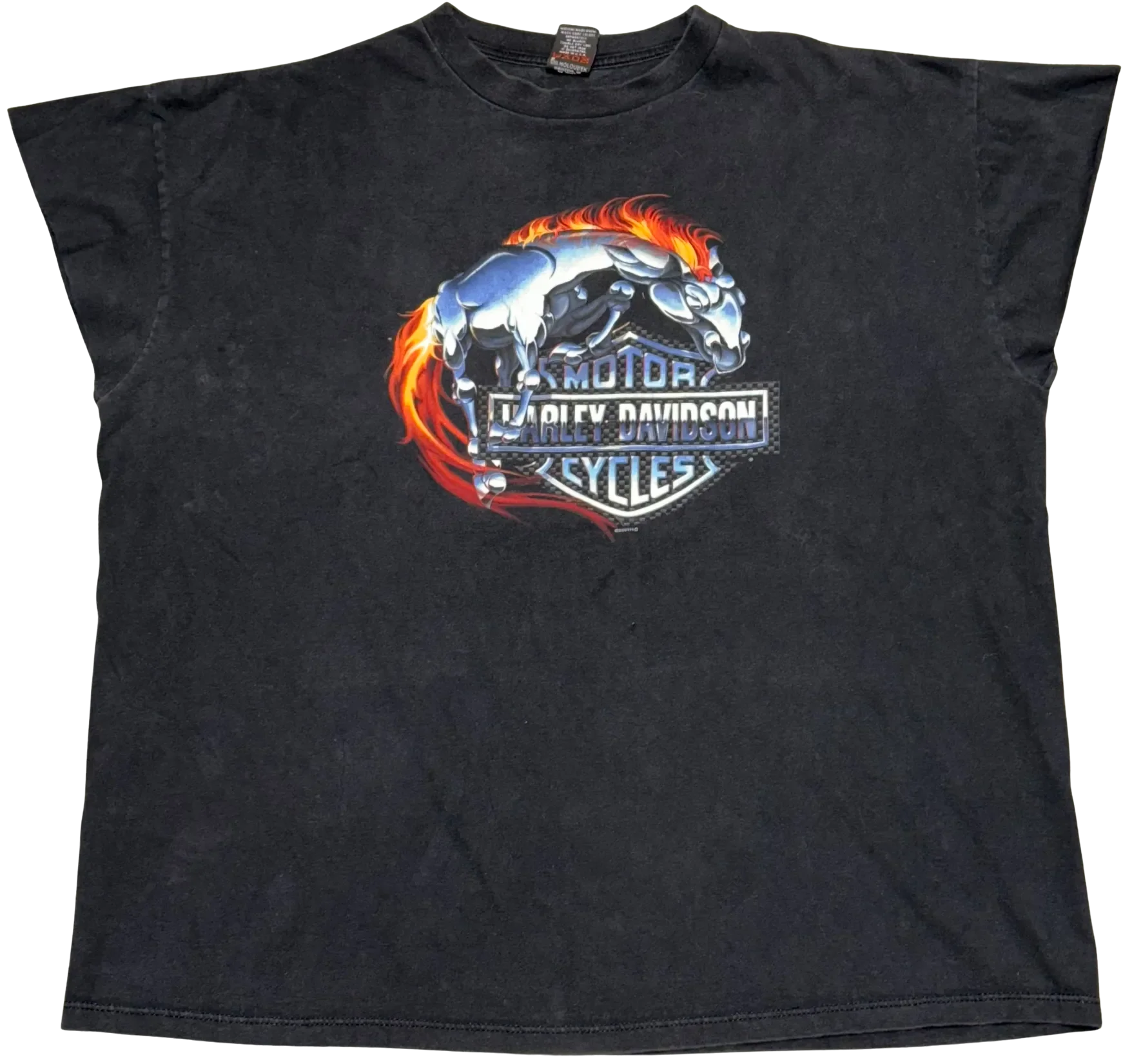Harley Davidson 'Santa Cruz' Vintage Cutoff Tee
