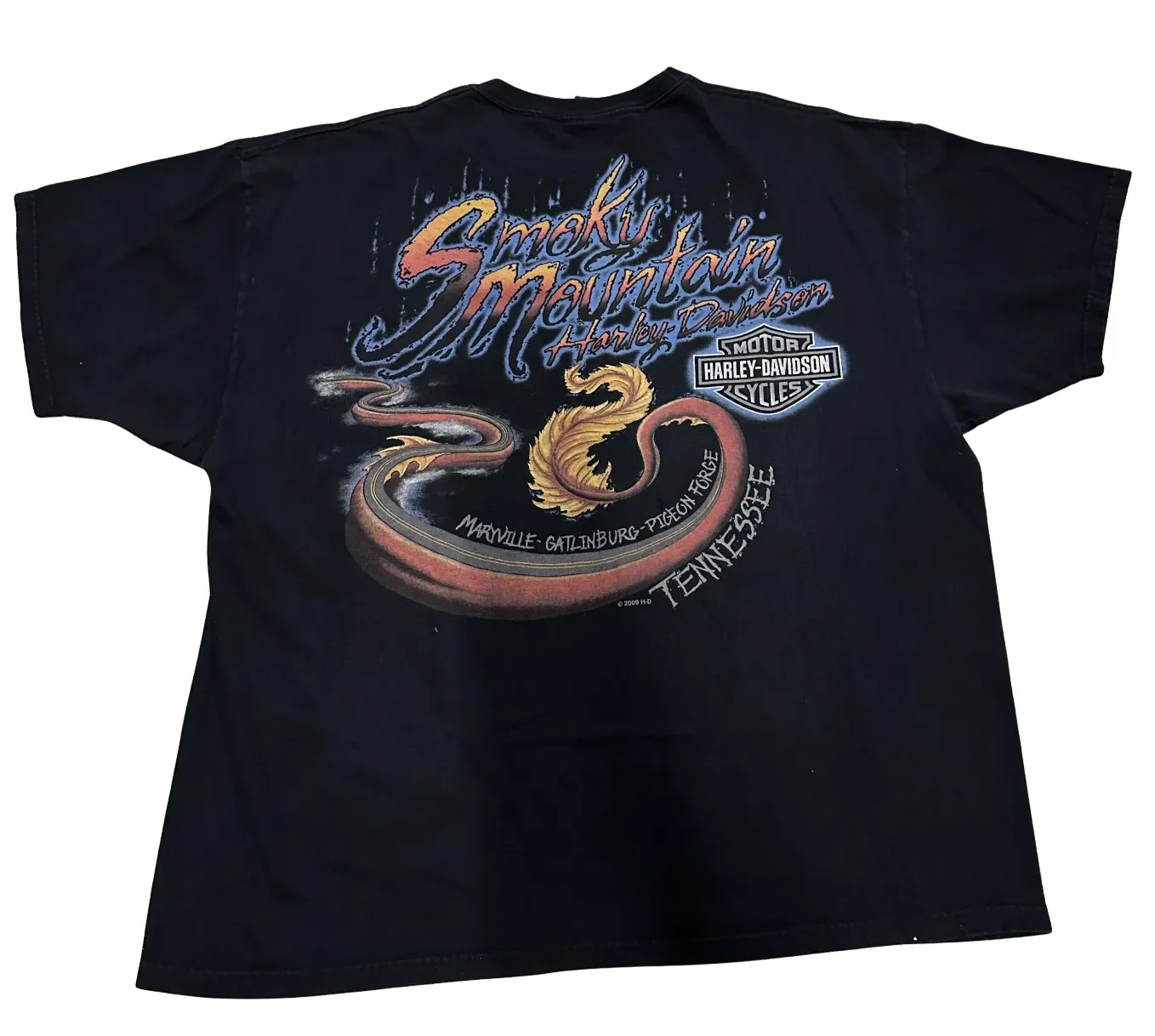 Harley Davidson 'Smokey Mountain' Vintage Tee - Image 2