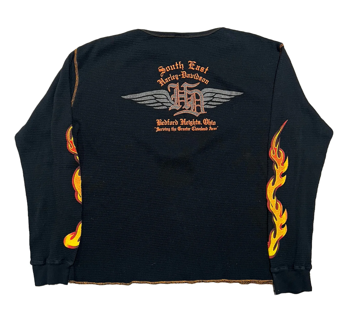 Harley Davidson 'South East Flames' Vintage Thermal - Image 2