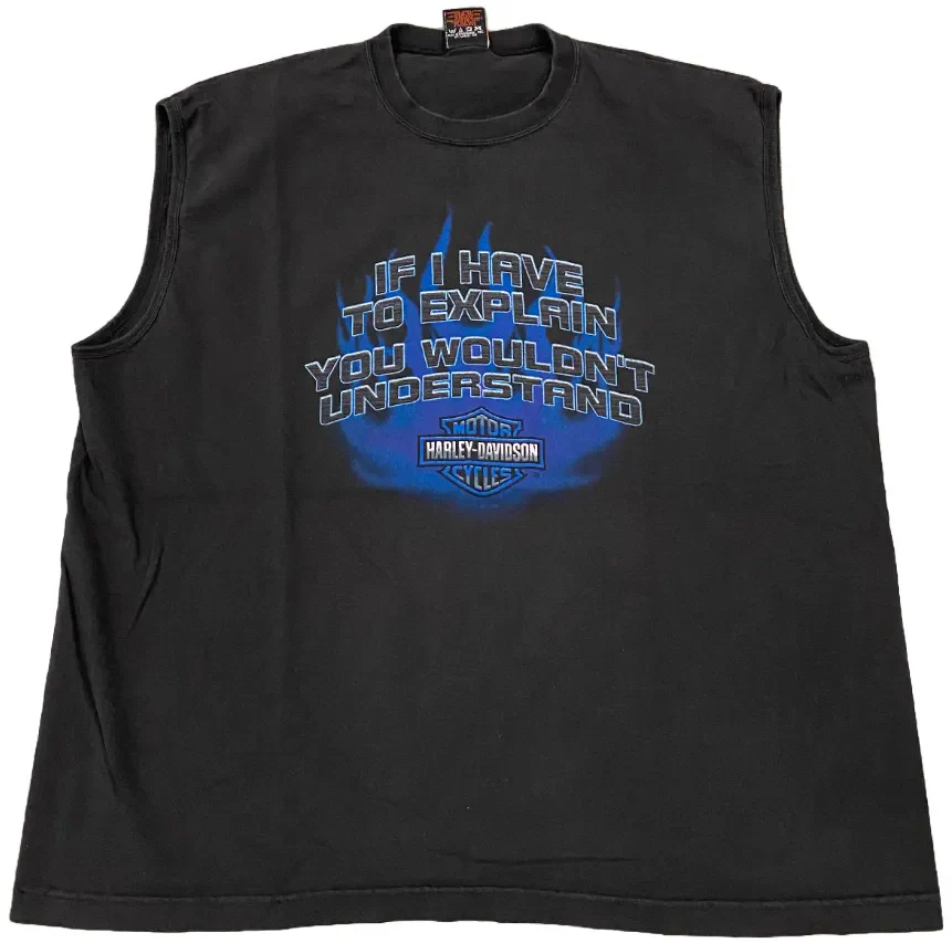 Harley Davidson 'Space Coast' Vintage Cutoff Tee