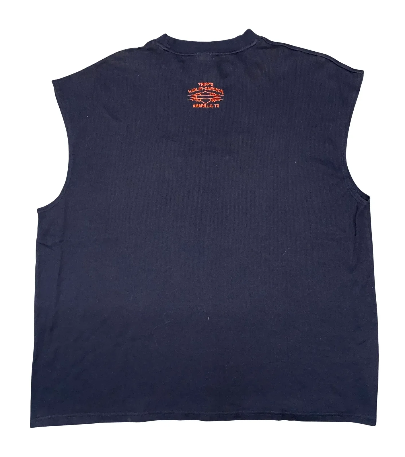 Harley Davidson 'Tripp's' Vintage Thermal Cutoff Tee - Image 2