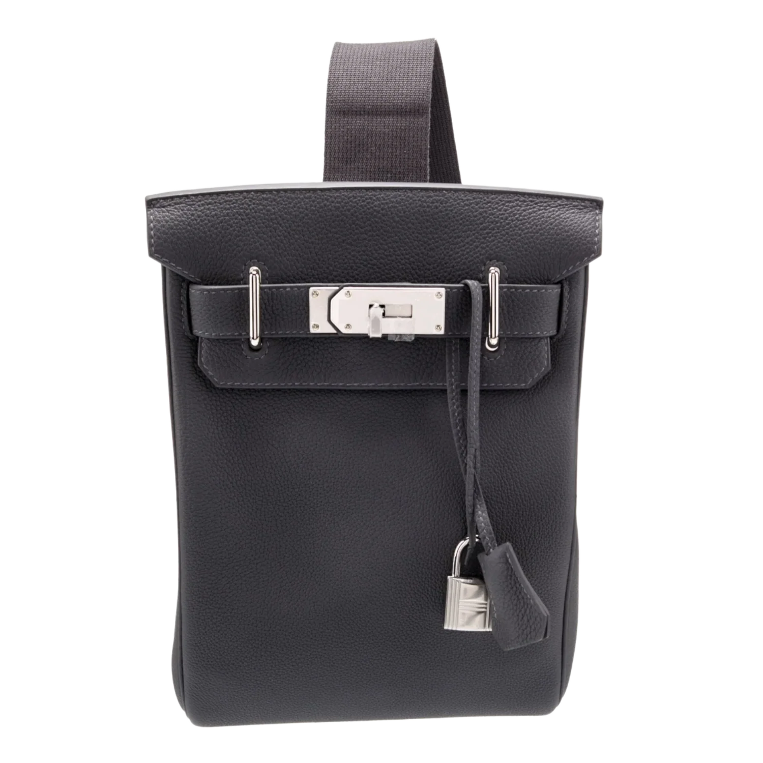 Hermès Hac a Dos 'Ardoise' Togo Leather PM Backpack