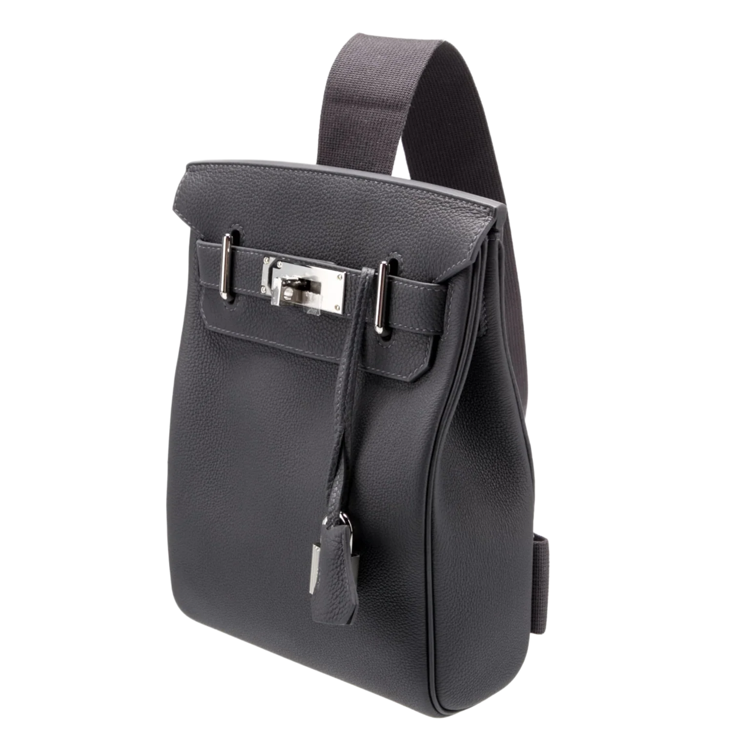 Hermès Hac a Dos 'Ardoise' Togo Leather PM Backpack - Image 2