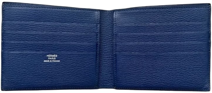 Hermès Portefeuille MC2 Copernic Exotic Ostrich Leather Bifold Wallet - Image 2