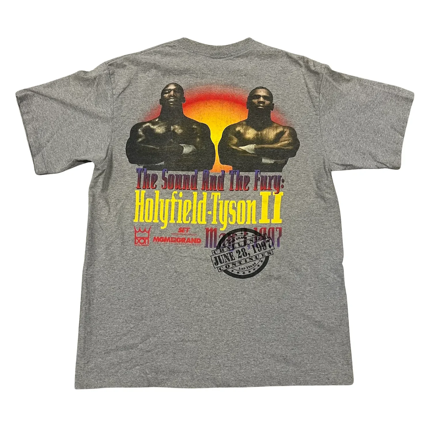 Holyfield-Tyson II 'Sound and Fury' Vintage Tee - Image 2