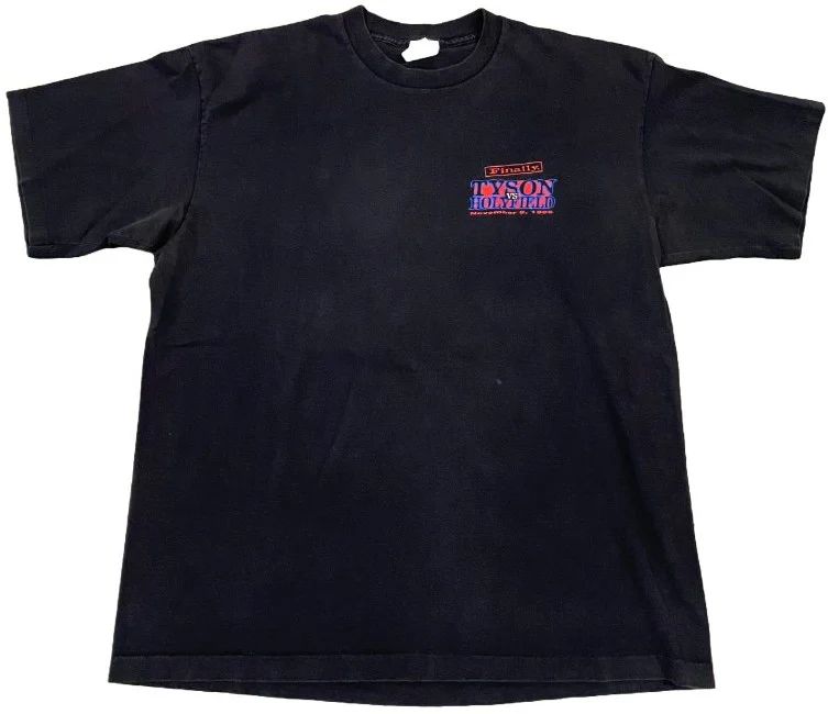 Holyfield vs. Tyson 'Finally' Vintage Tee