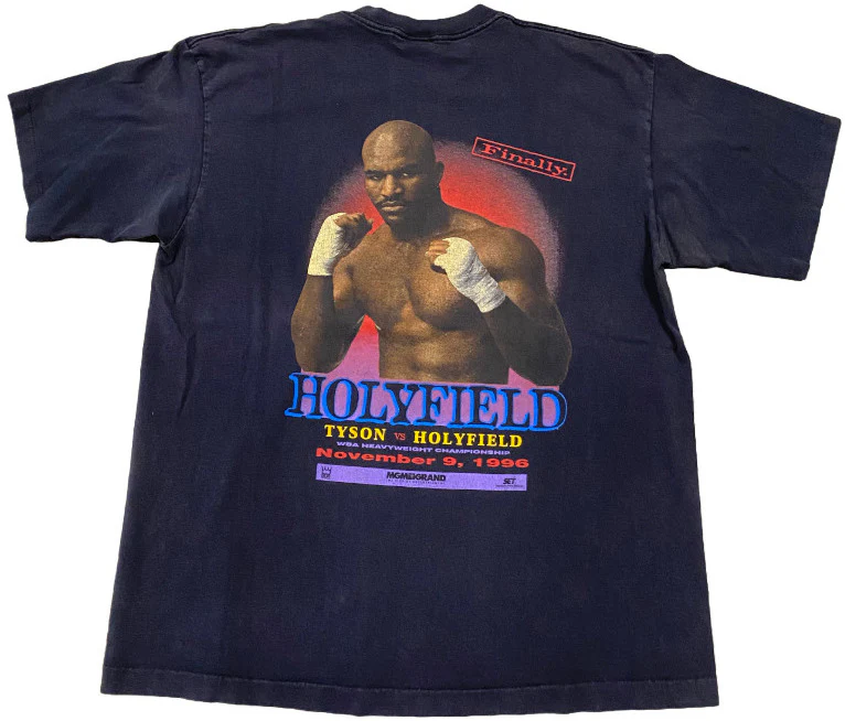Holyfield vs. Tyson 'Finally' Vintage Tee - Image 2