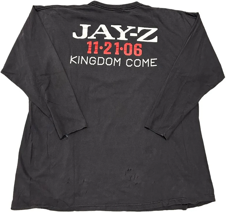 Jay-Z '2006 Kingdom Come' Vintage L/S Tee - Image 2