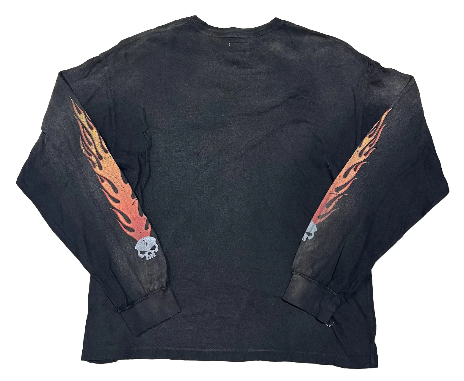 Kamiya 'Skull Flame' Black Longsleeve - Image 2