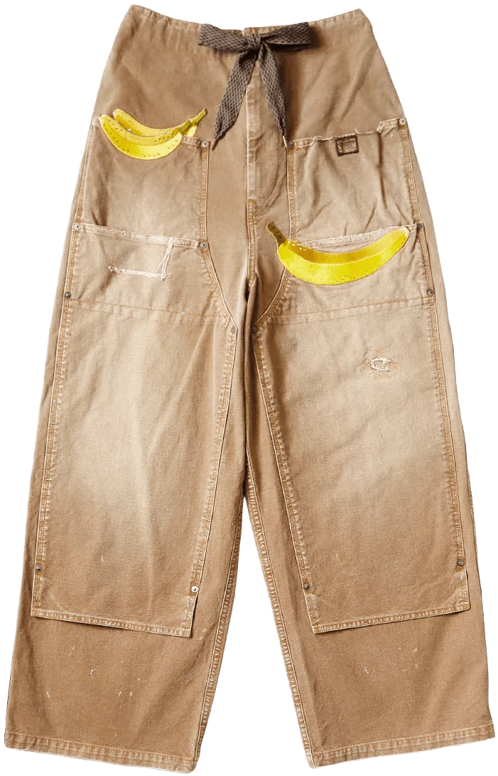 Kapital Canvas 'Banana Patch' Carpenter Pants