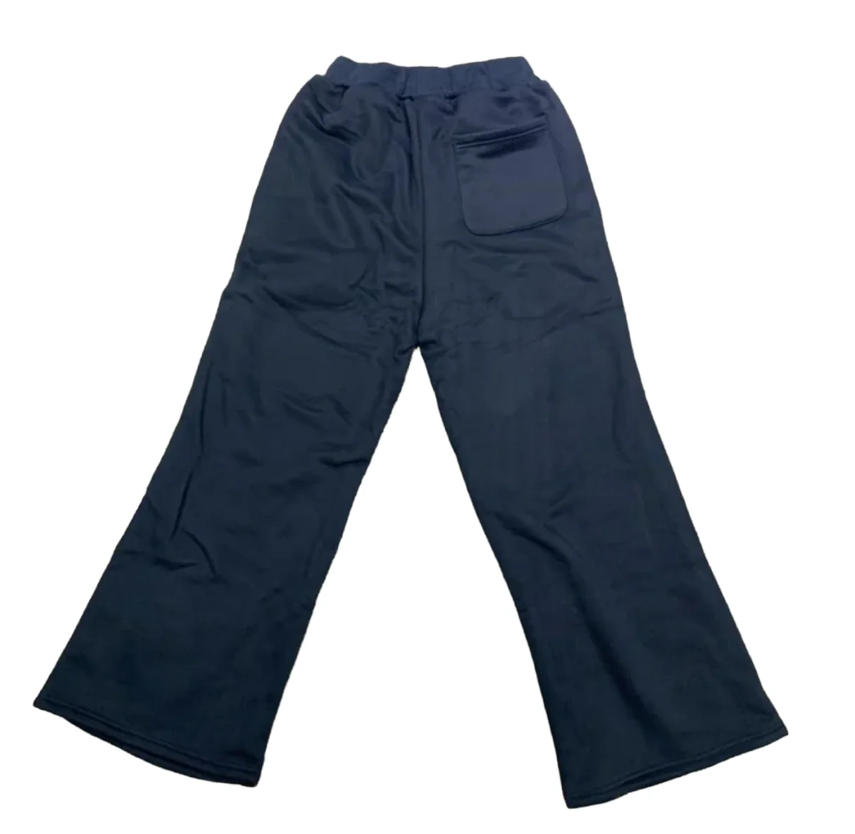 Kapital 'Fleece' Flare Navy Sweatpants - Image 2