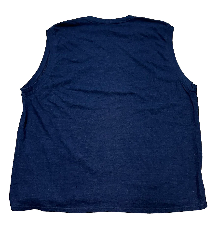 Kapital 'Smiley' Blue Sleeveless Tee - Image 2