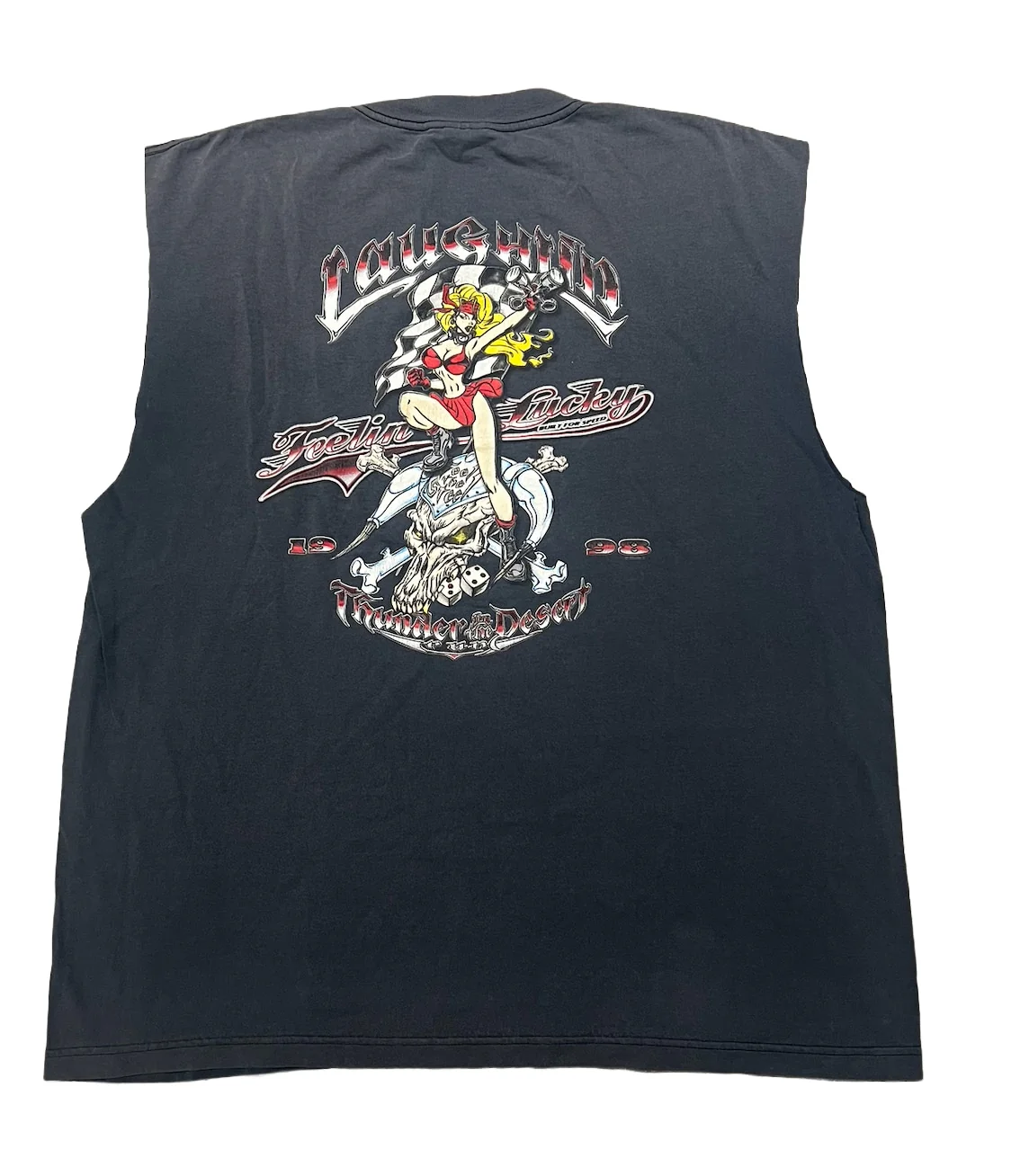 Laughlin 'Feelin Lucky' Vintage Cutoff - Image 2