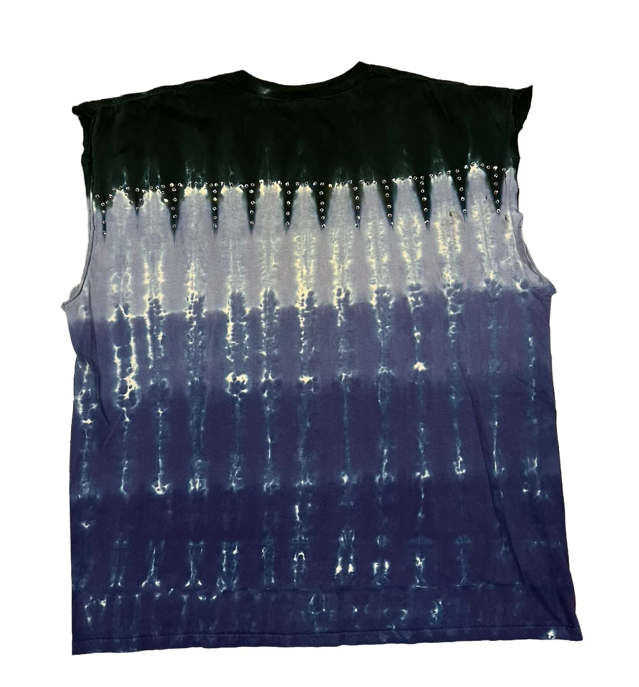 Led Zeppelin 'Tie Dye' Rhinestone Vintage Cutoff - Image 2