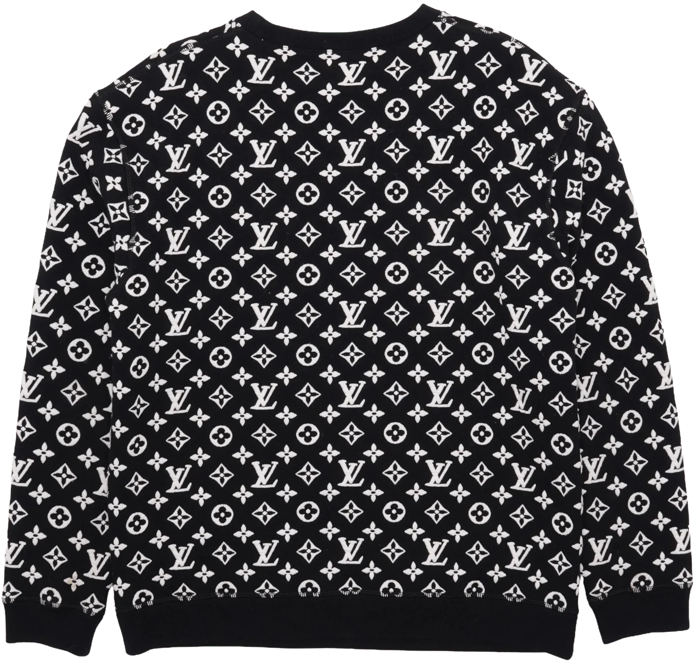 Louis Vuitton 'Black' Monogram Crewneck - Image 2