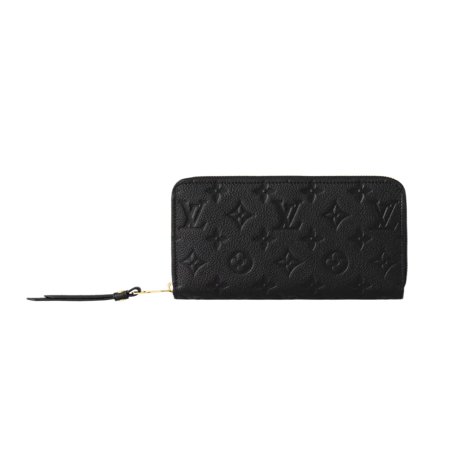Louis Vuitton 'Black' Monogram Empreinte Leather Zipper Wallet