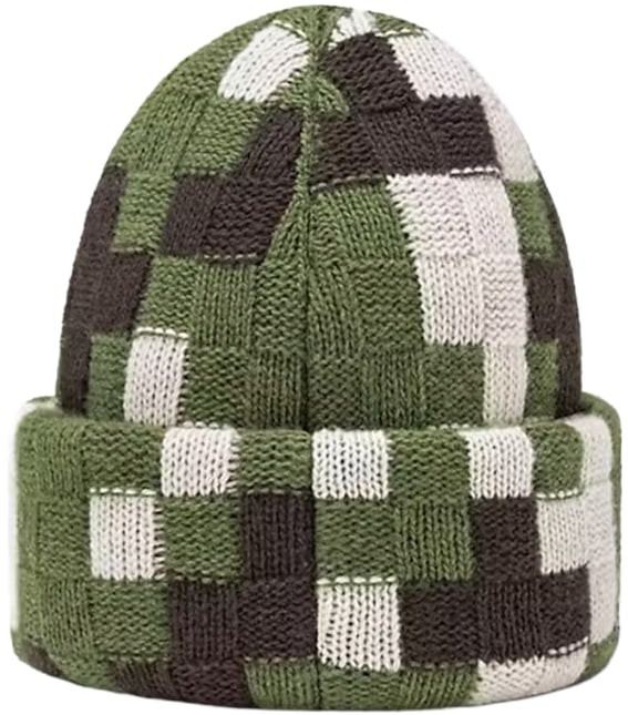 Louis Vuitton 'Green Damoflage' Beanie - Image 2