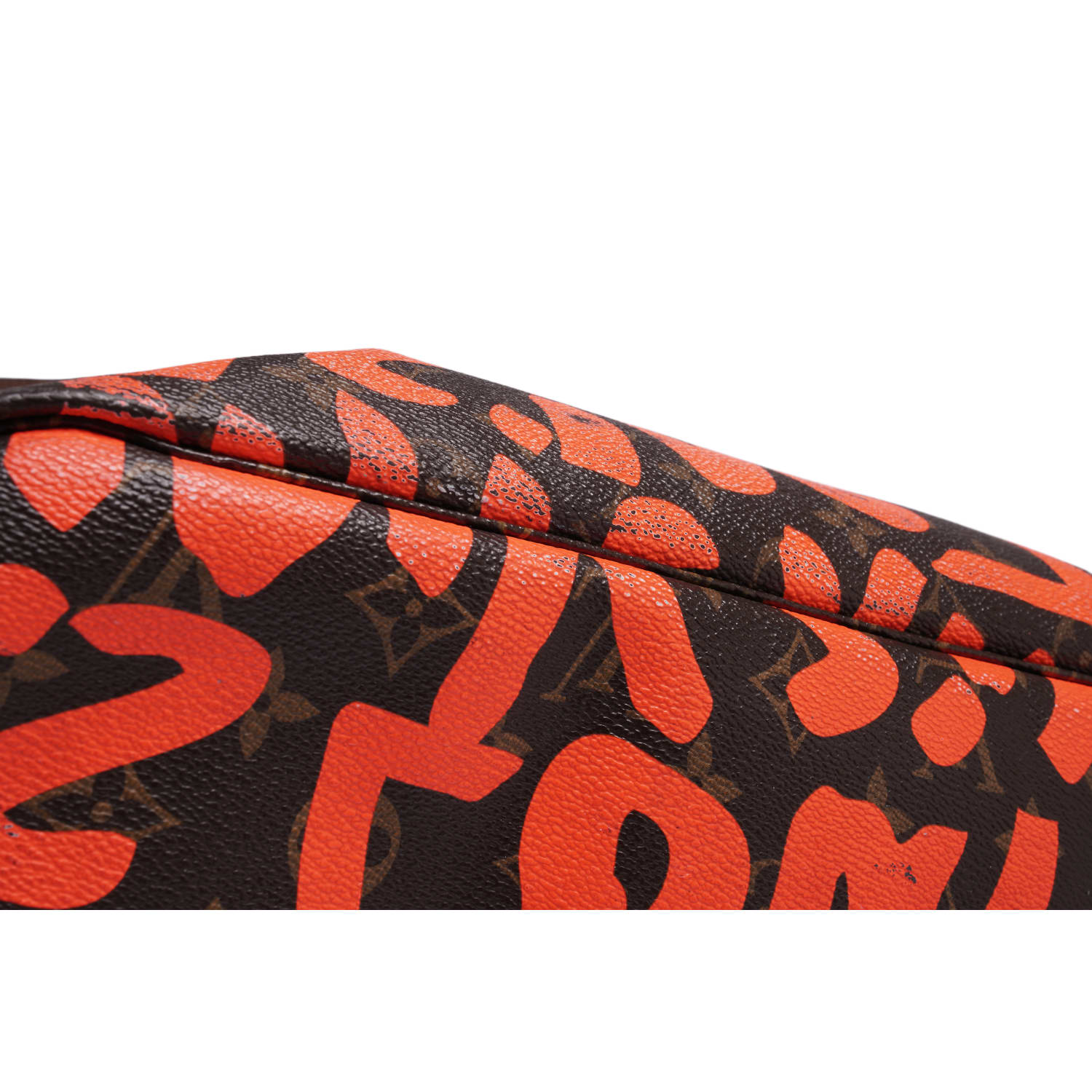 Louis Vuitton 'Monogram Orange Graffiti' Neverfull GM Bag - Image 10