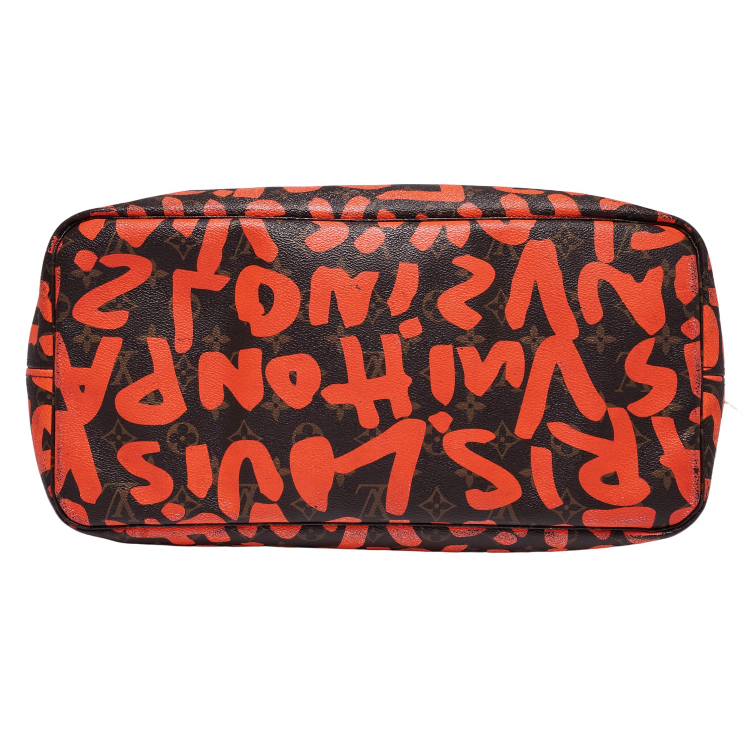 Louis Vuitton 'Monogram Orange Graffiti' Neverfull GM Bag - Image 5