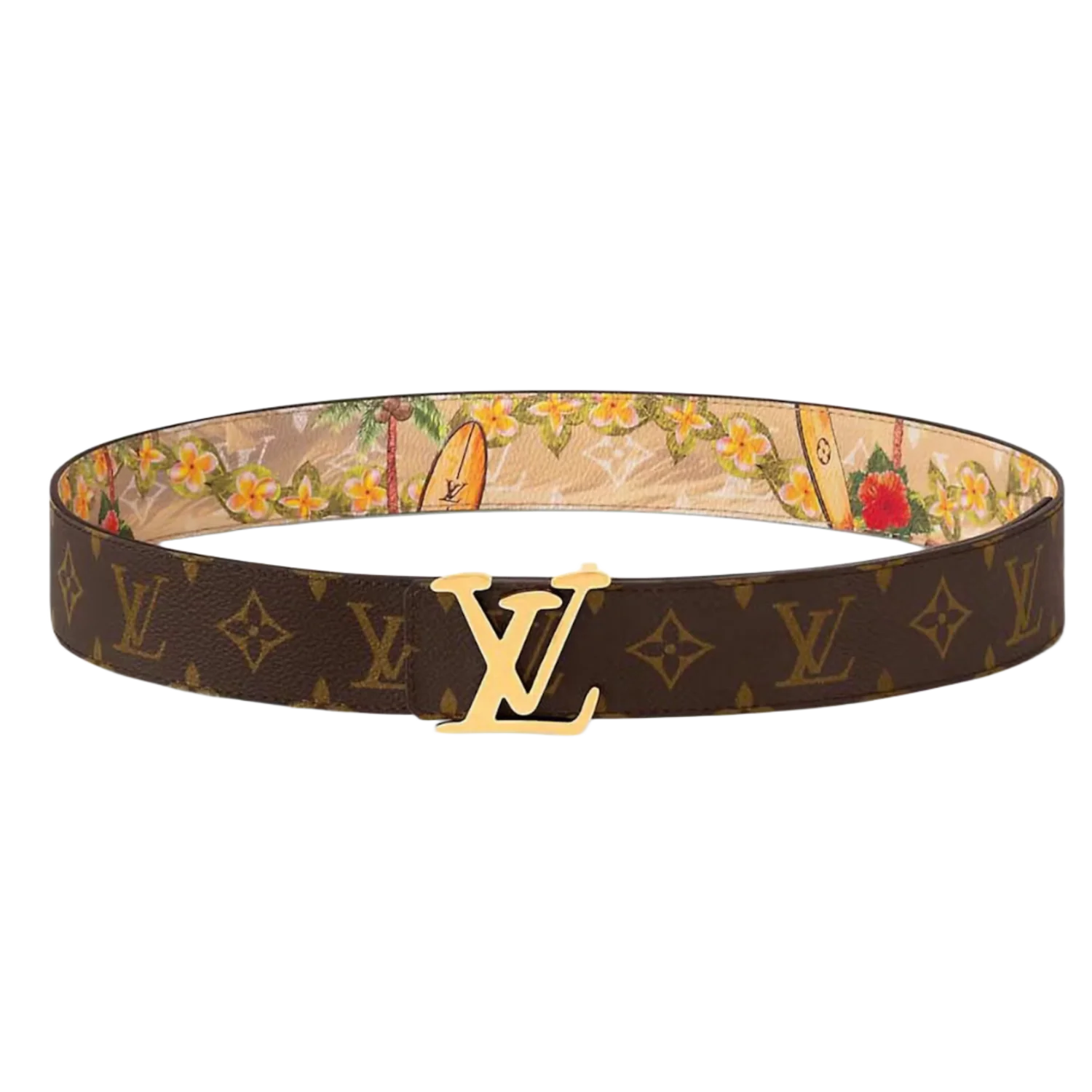 Louis Vuitton 'Sand' LV Tag 40mm Reversible Belt - Image 2