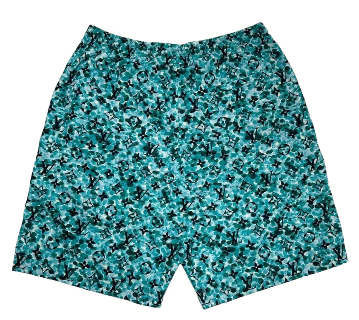 Louis Vuitton 'Teal' Nylon Shorts - Image 2