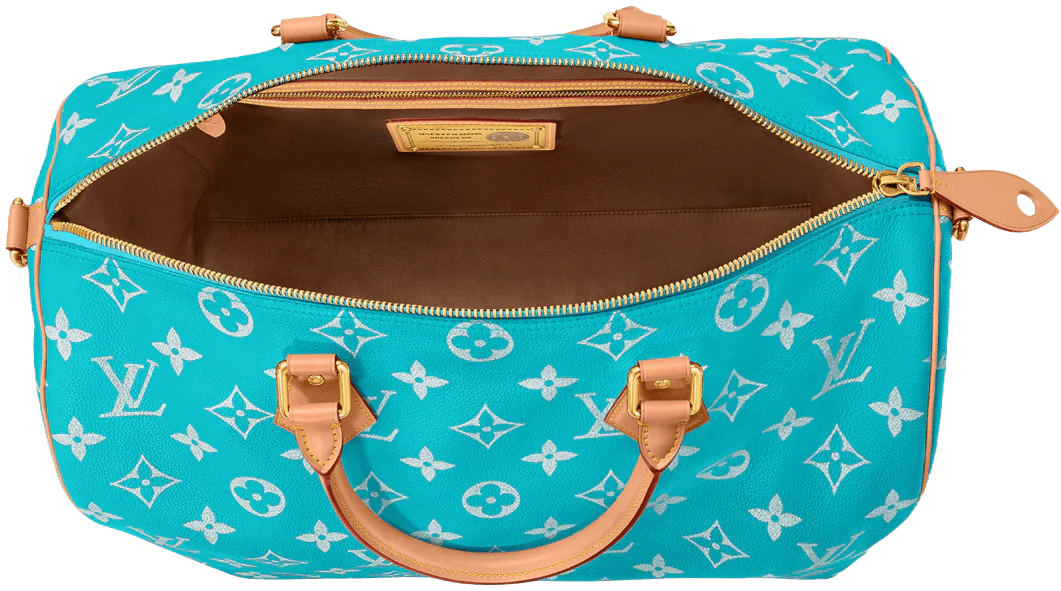 Louis Vuitton 'Turquoise' Speedy P9 Bandouliére 50 Duffle Bag - Image 2
