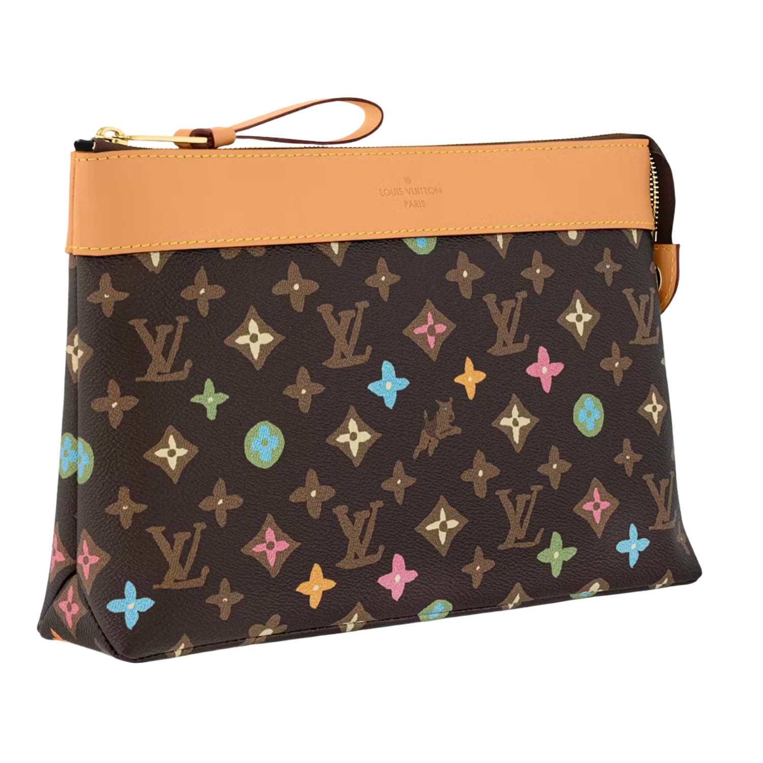 Louis Vuitton 'Tyler the Creator Chocolate' Craggy Pochette Voyage Souple Bag - Image 3