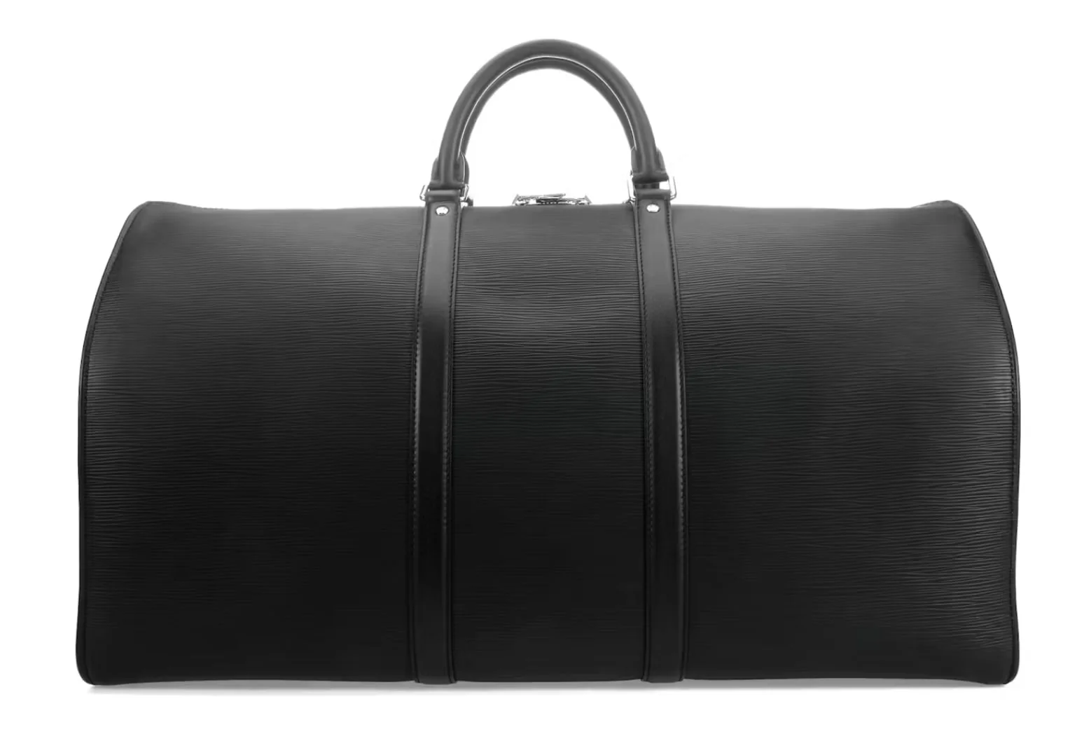 Louis Vuitton x Supreme Keepall Bandouliere 55 'Epi Black' Duffle Bag - Image 2