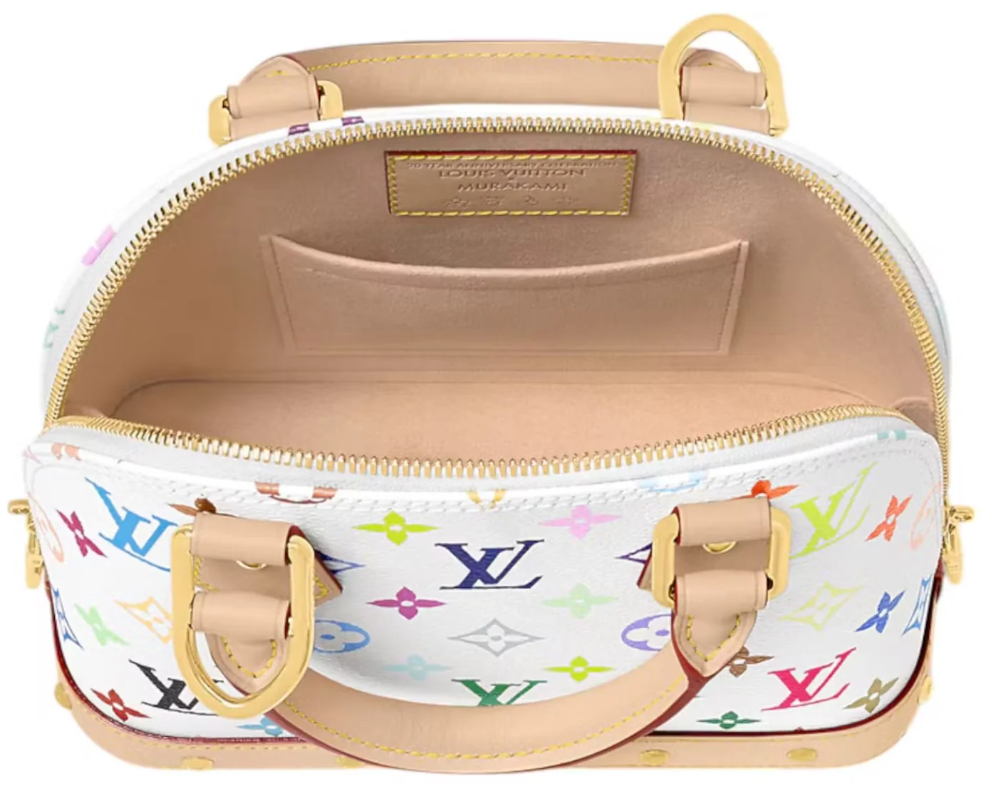 Louis Vuitton x Takashi Murakami Alma BB 'White' - Image 2