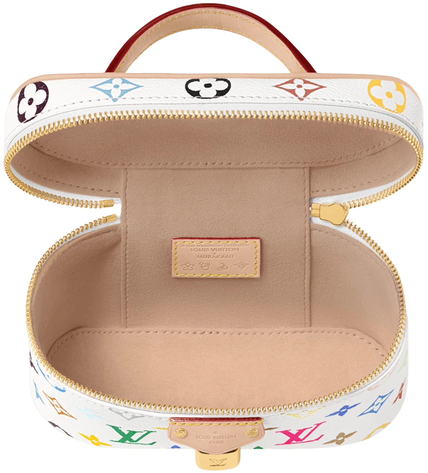 Louis Vuitton x Takashi Murakami 'Monogram' Vanity Chain Pouch - Image 2