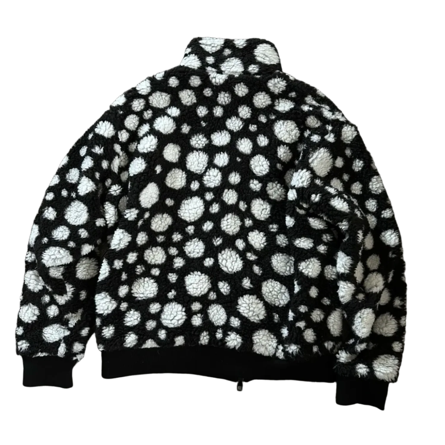 Louis Vuitton x Yayoi Kusama 'Infinity Dots' Black/White Zip Up Fleece - Image 2