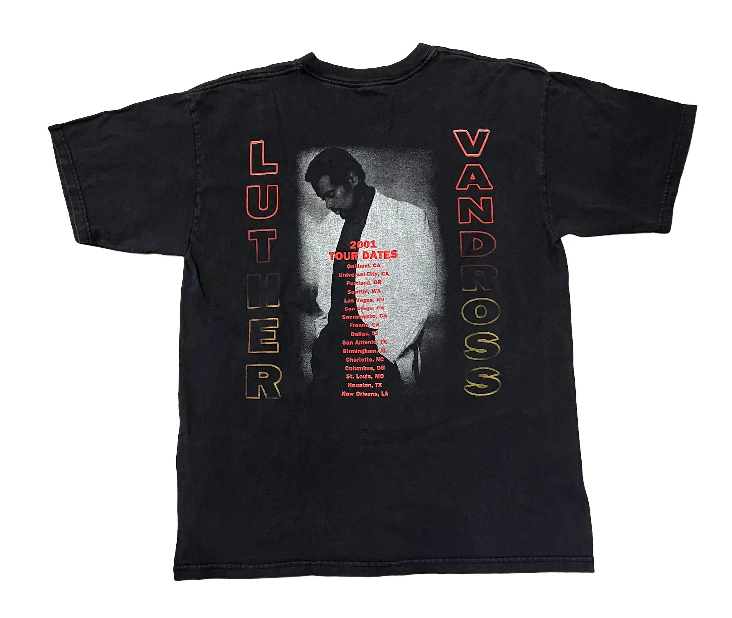 Luther Vandross '2001 Tour' Vintage Tee - Image 2