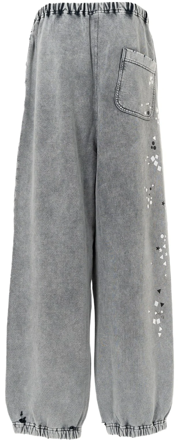 Maison Mihara Yasuhiro 'Embellished' Gray Sweatpants - Image 2