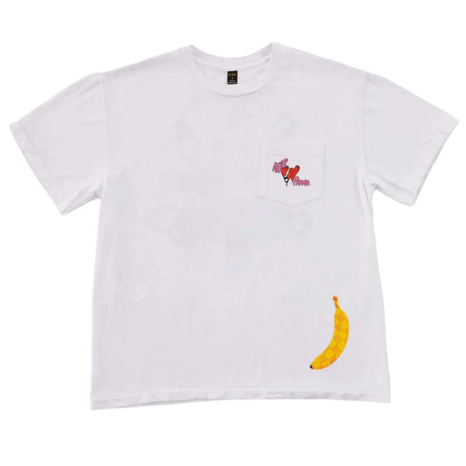 Matty Boy Anti Promo 'Eat Your Greens' White Pocket Tee